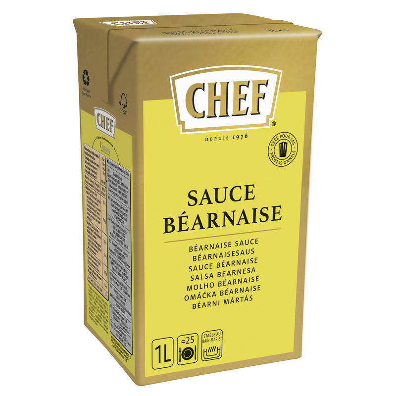 Sauce béarnaise prête-à-l'emploi 1L