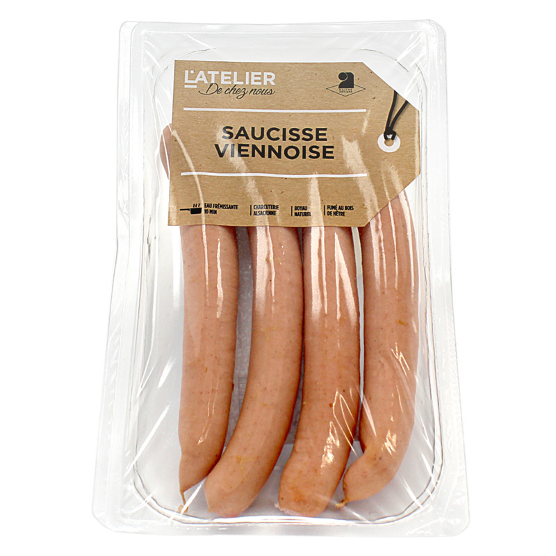 Saucisse viennoise s/ at 4x±50g
