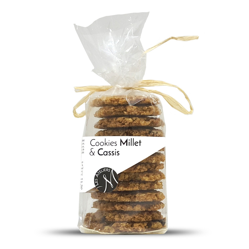 Organic millet and blackcurrant cookies 175g