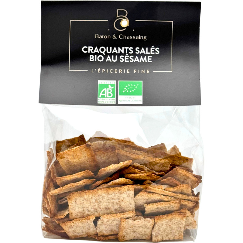 Organic sesam crackers 150g