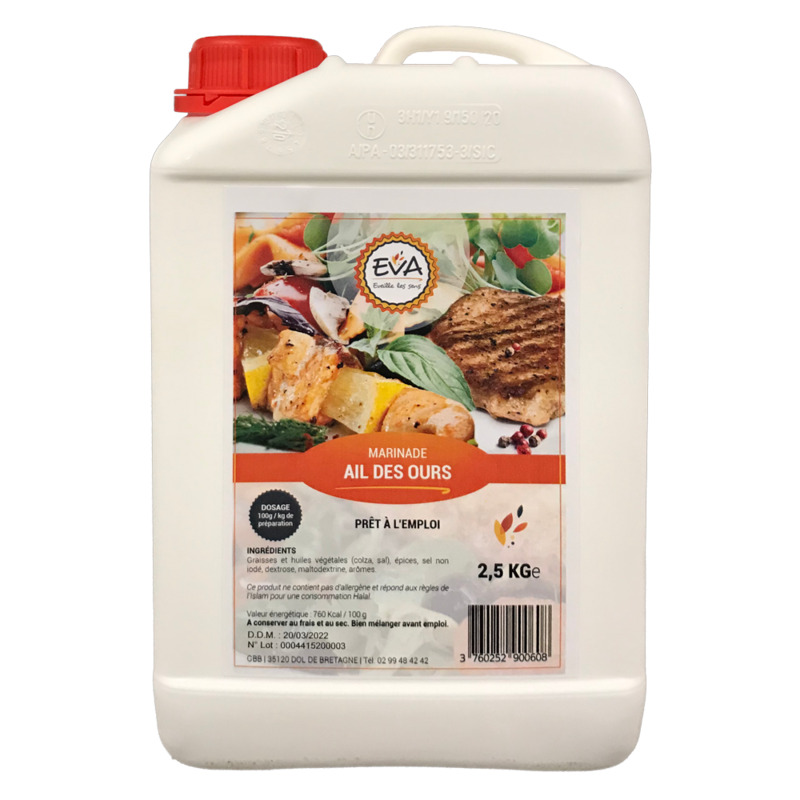 Marinade à l'ail des ours bidon 2,5kg