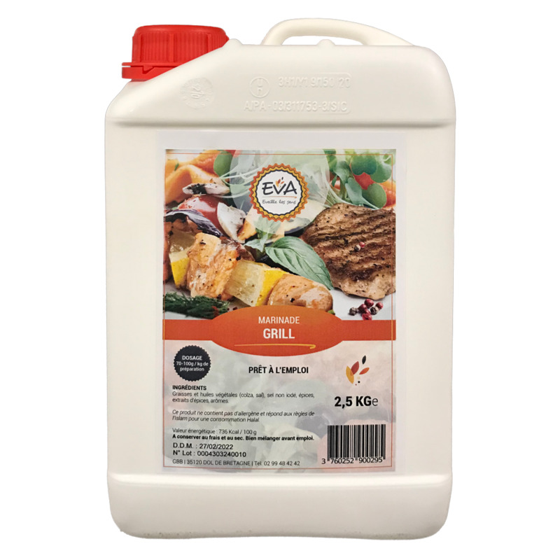 Marinade grill bidon 2,5kg