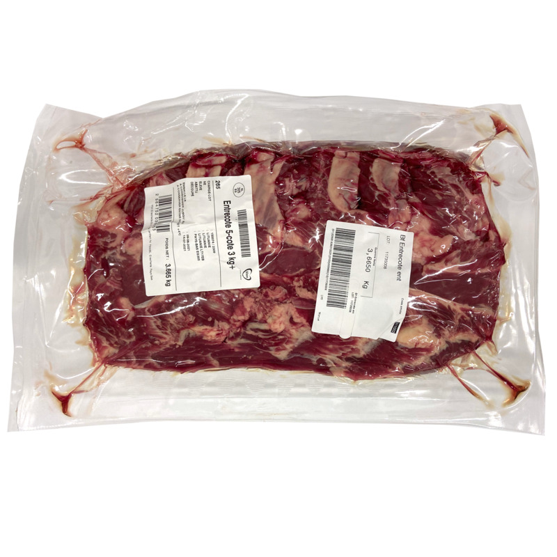 Beef entrecôte steak vacuum packed 2+ ⚖