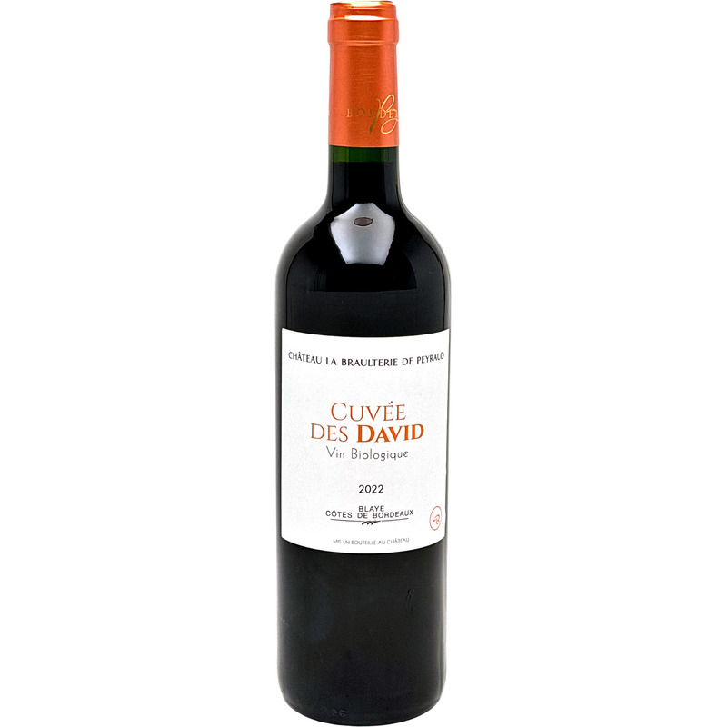 Blaye Côte de Bordeaux Château La Braulterie de Peyraud Cuvée des David BIO 2022 75cl