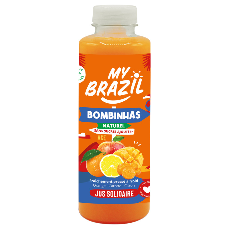 Bombinhas juice (orange. carrot. lemon, mango) 70cl