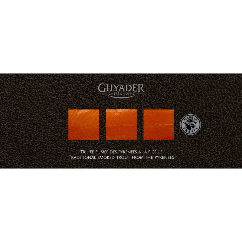 Truite fumée des Pyrénées à la ficelle tranchée main 600g