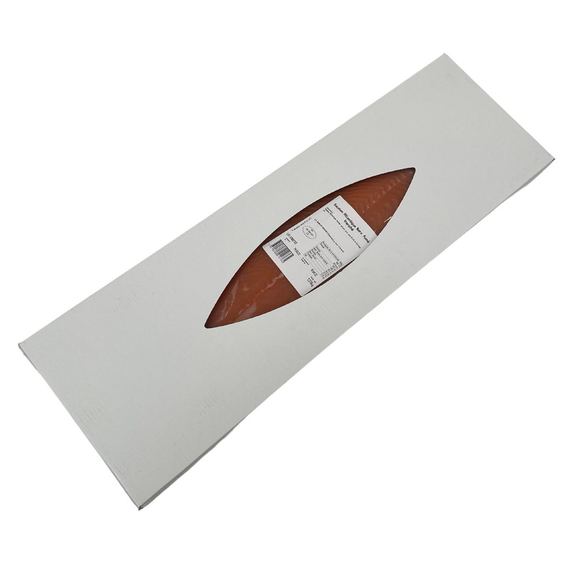 Machine-sliced norwegian smoked salmon without dividers 0.9/1.6 kg