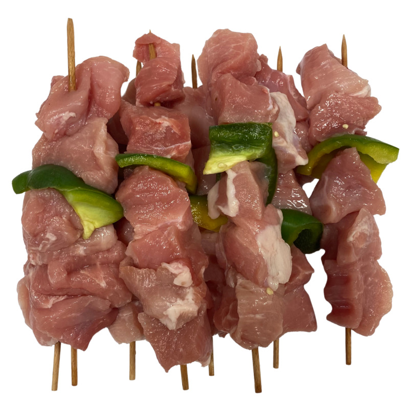French porc plain skewers atm.packed 8x±100g