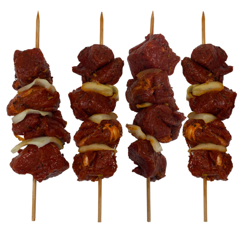 Marinated lamb skewers atm.packed 3x±160g