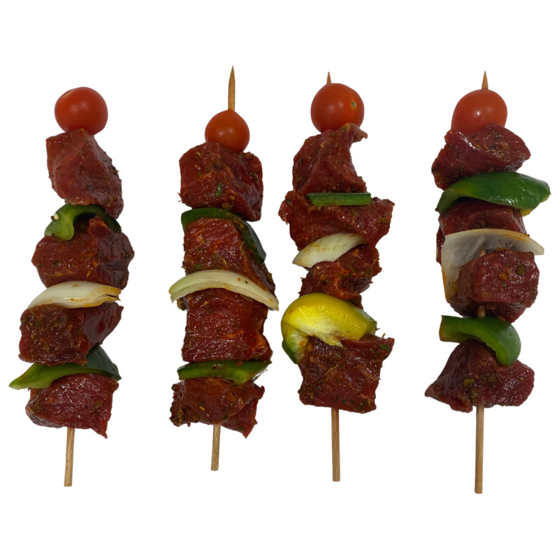 Marinated french beef skewers atm.packed 4x±160g