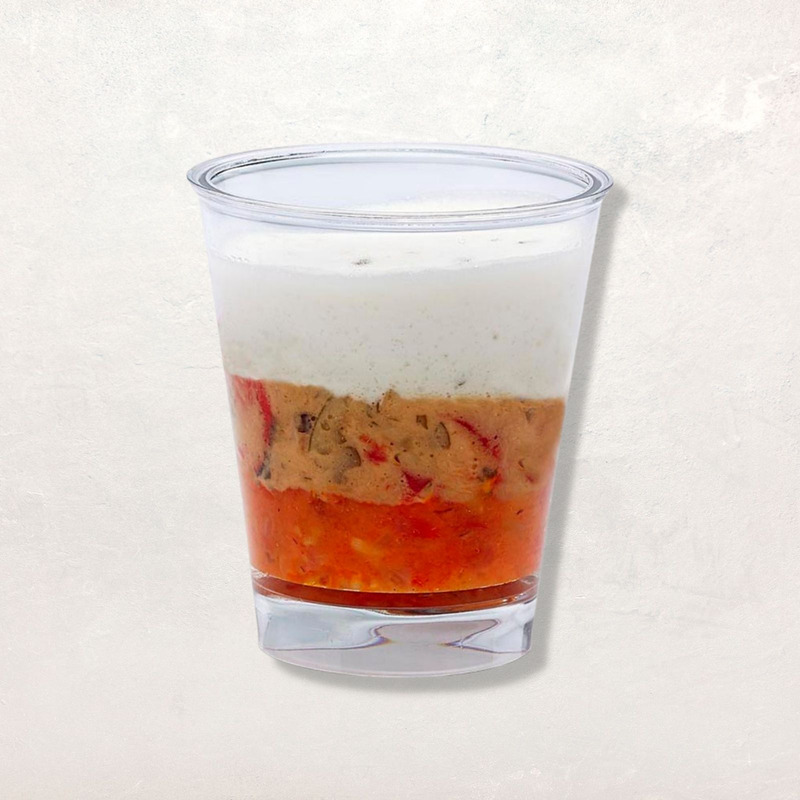 Verrine thon chorizo poivron fromage 4x40g