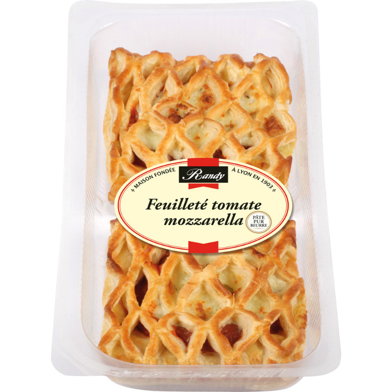 Feuilleté tomate mozzarella 2x130g