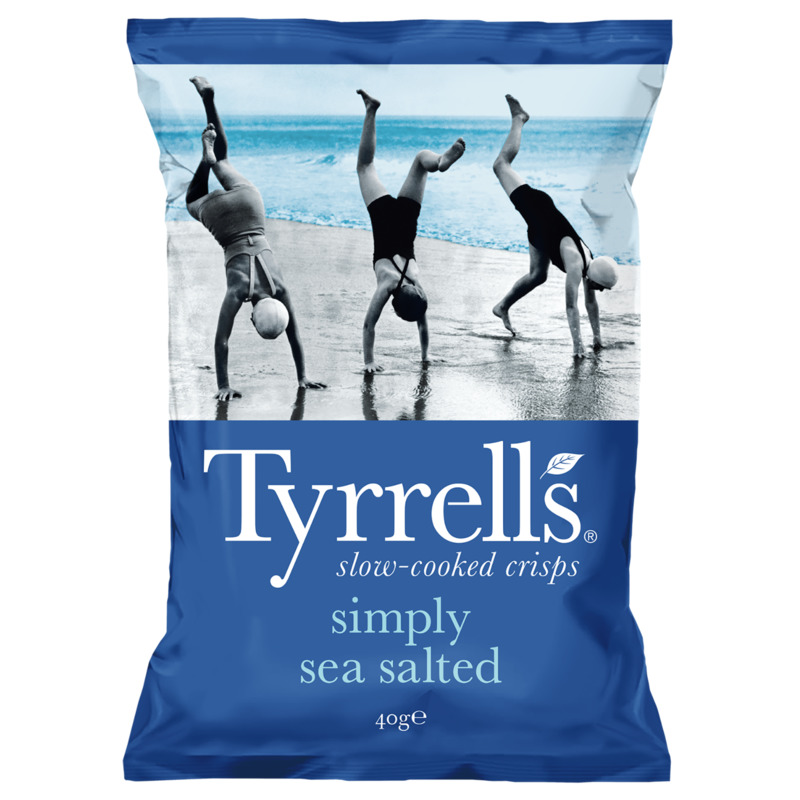 Chips légèrement salées au sel de mer sachet 40g