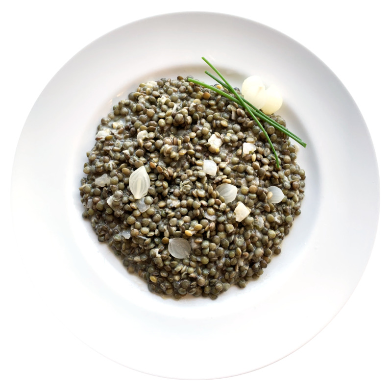 Lentil salad lyonnaise-style 300g