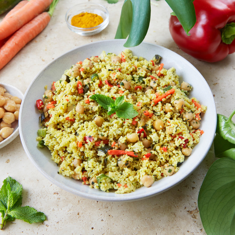 Couscous salad with chickpeas and vegetables without preservatives 1.5kg