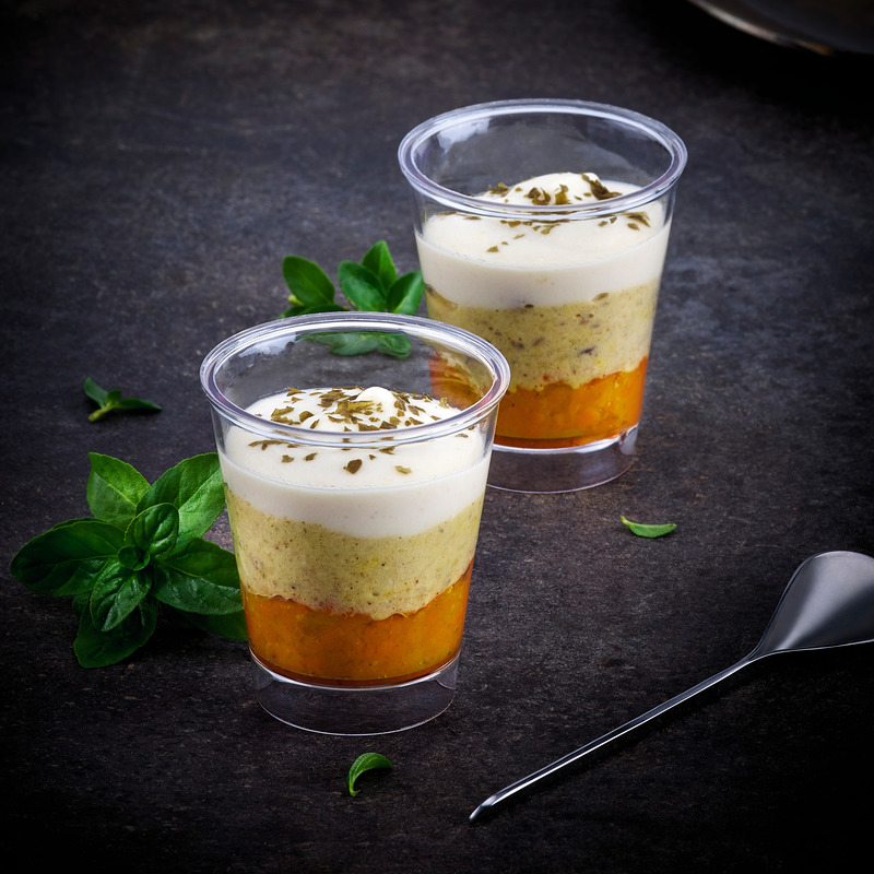 Verrine châtaigne carotte confite et noisettes 4x40g
