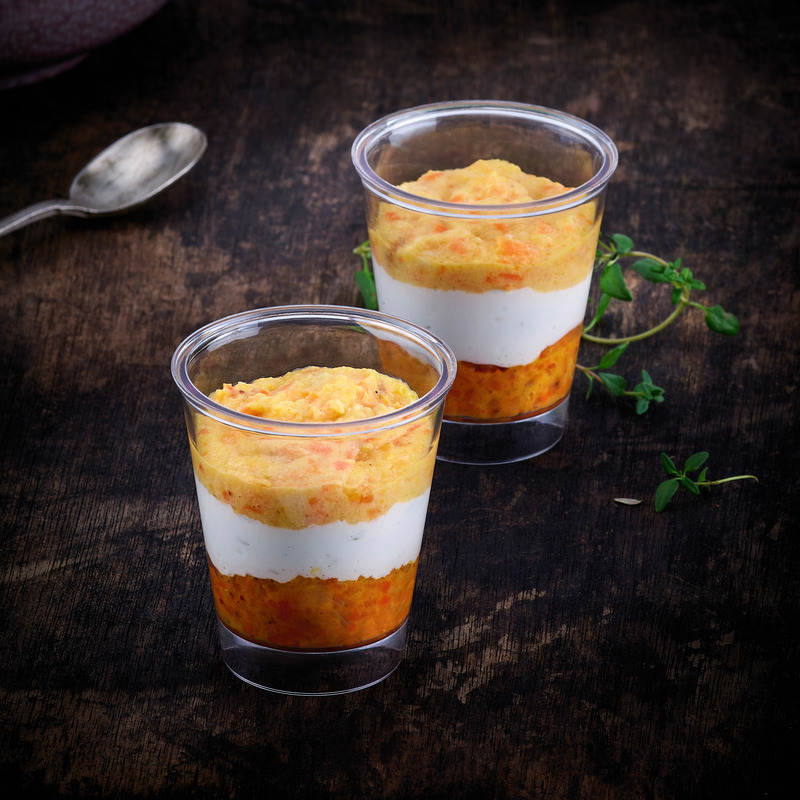 Verrine chèvre carotte butternut 4x40g