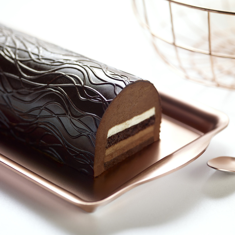 ❆ Bûche pâtissière 3 chocolats 18cm 471g