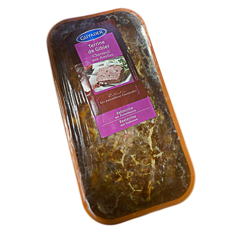 Terrine de chevreuil aux airelles 1,5kg