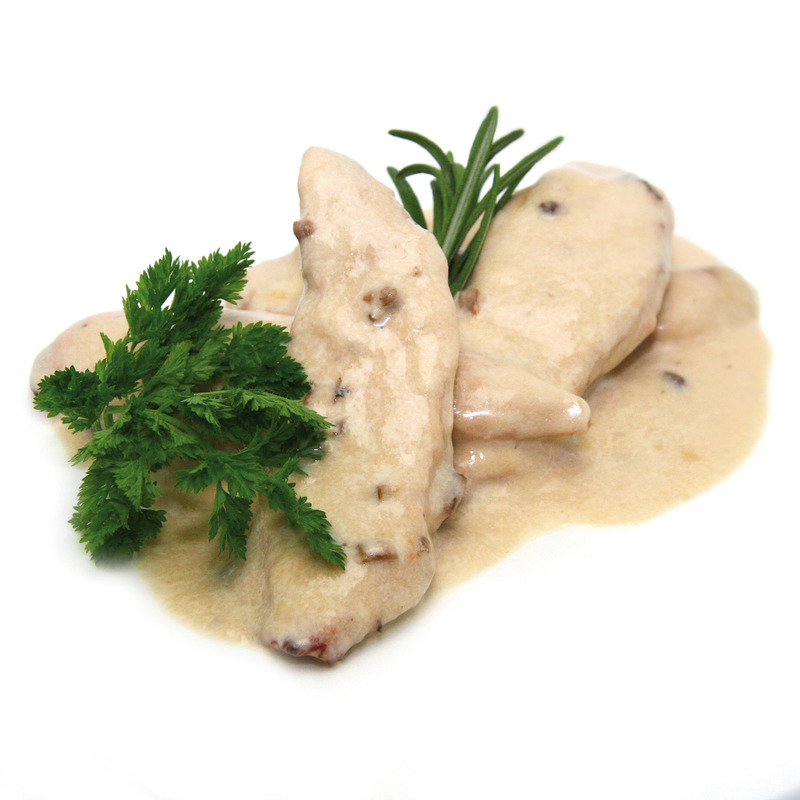 Poulet mijoté sauce crème de morilles 3,2kg