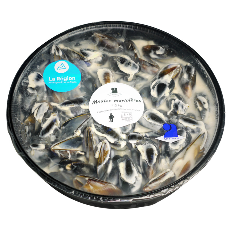 Moules marinière barquette 1,2kg