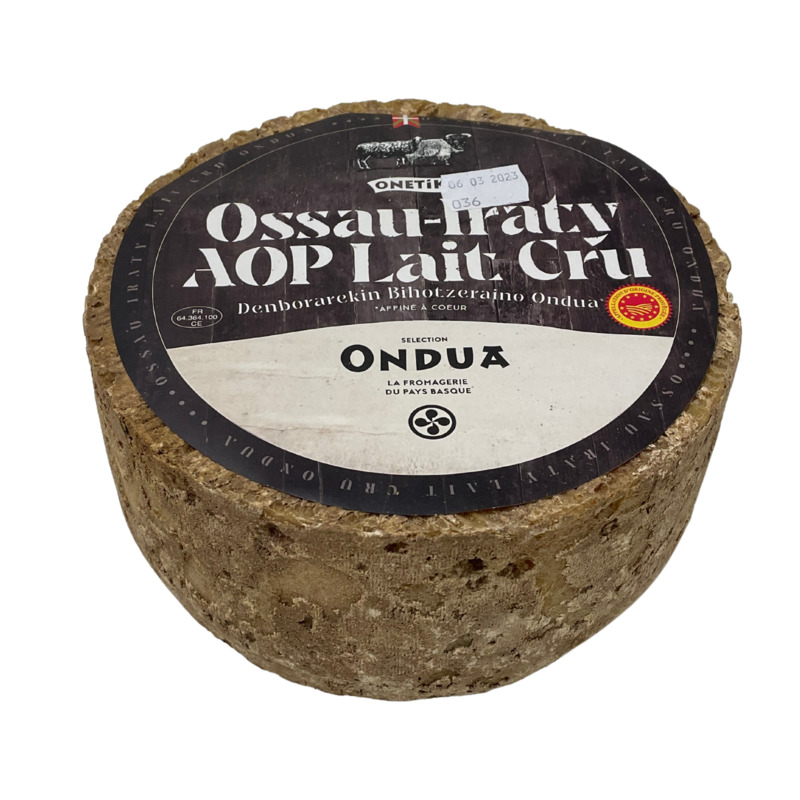 Ossau-Iraty au lait cru de brebis AOP +10 mois Ondua entier ±2,8kg