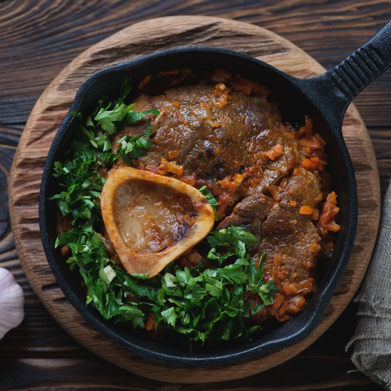Beef shank cooked vacuum packed ±3kg