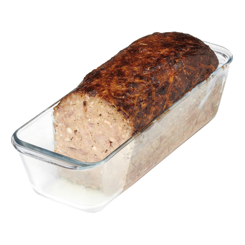 Country-style terrine LPF vacuum packed stoneware pyrex 2.2kg