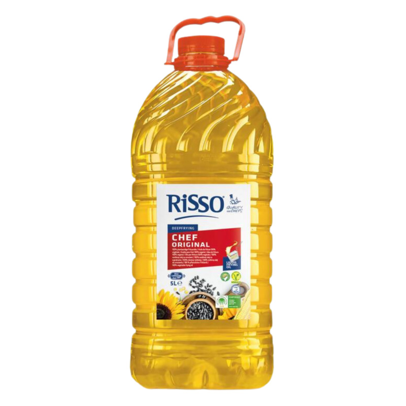 Huile de friture Risso Chef Original bouteille PET 5L