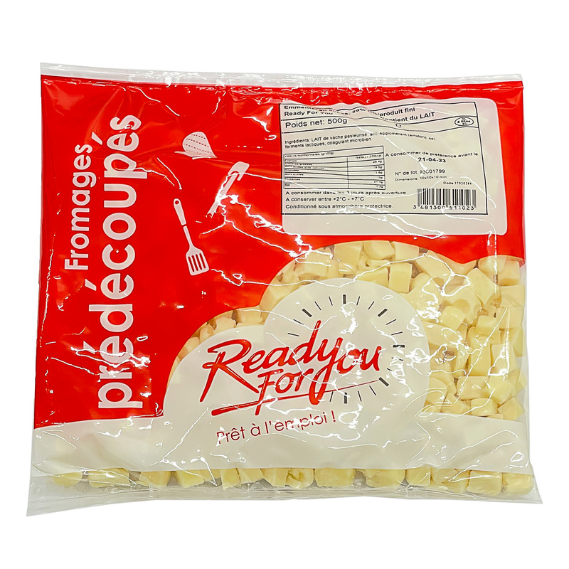 Emmental cubes bag 500g