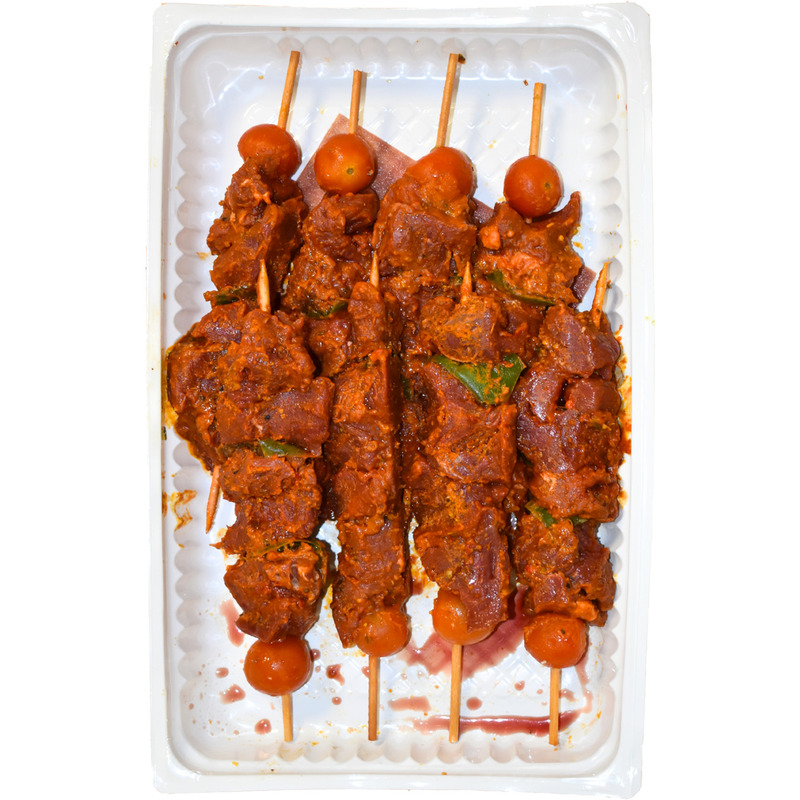 Texan-style French beef skewers x8 ±1.3kg