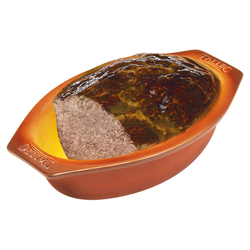 Traditional oven roasted stoneware terrine LPF ±4kg