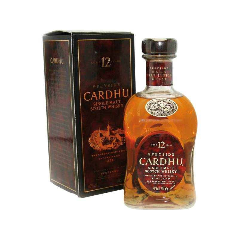 Whisky Speyside Cardhu 40° 70cl et son étui