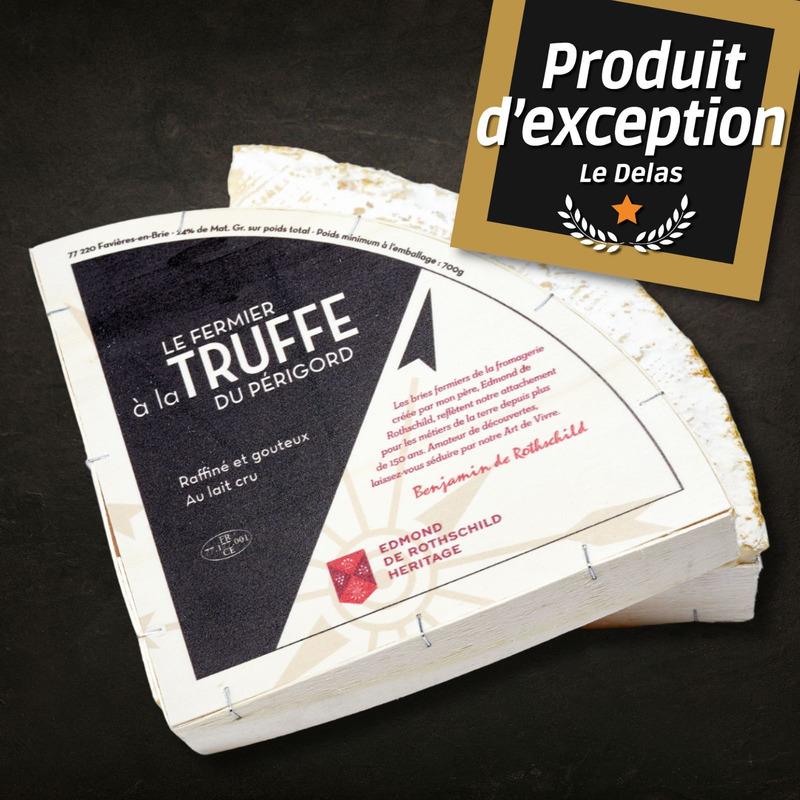 Le Fermier à la truffe noire Tuber Melanosporum 3% au lait cru ±700g