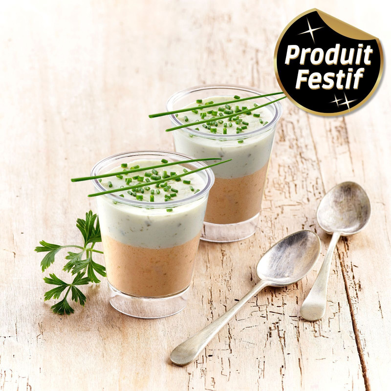 Trout cottage cheese and lemon verrine 4x40g