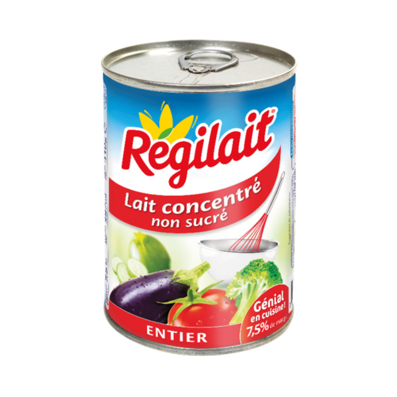 Unsweetened condensed milk 7.5%fat tin 410g