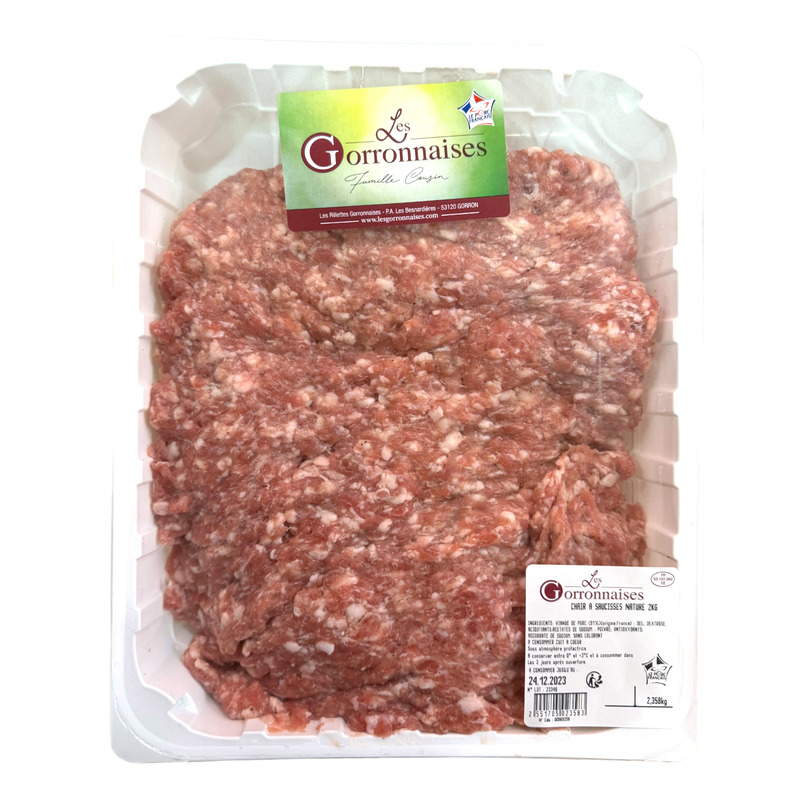 Farce | Chair à saucisses nature LPF s/at ±2kg