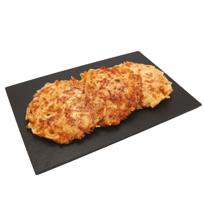 Bacon and emmental roesti (potato pancake) 20x120g
