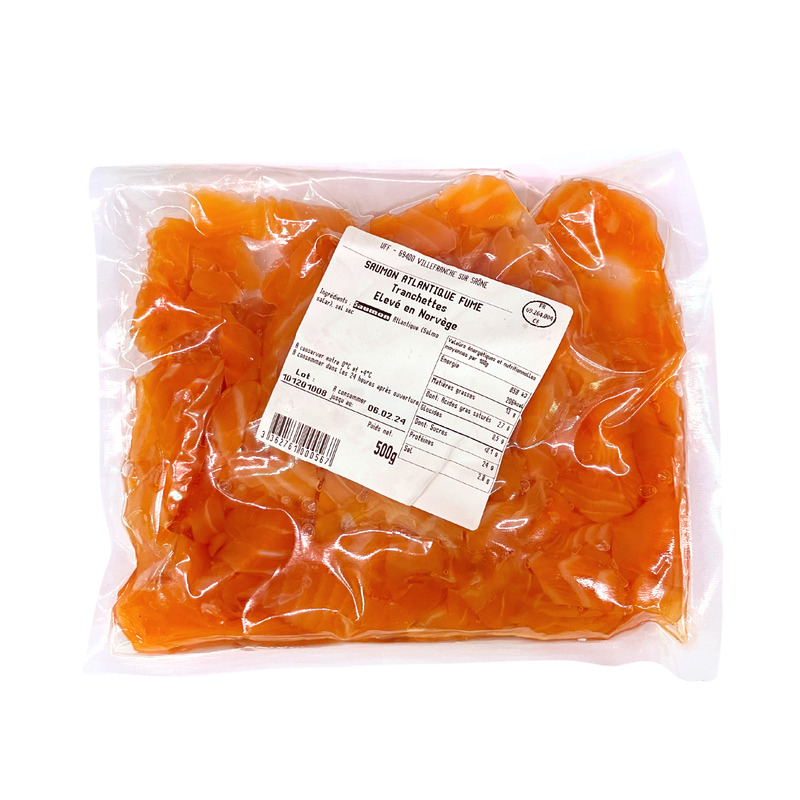 Tranchettes | Chutes de saumon fumé de Norvège 500g