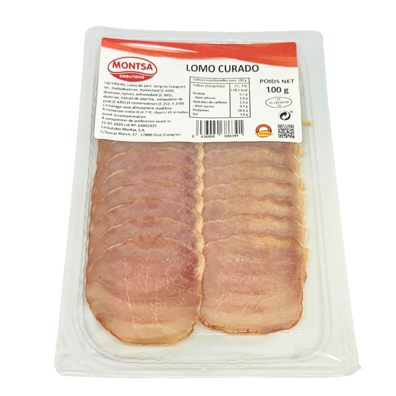 Lomo curado slices 100g