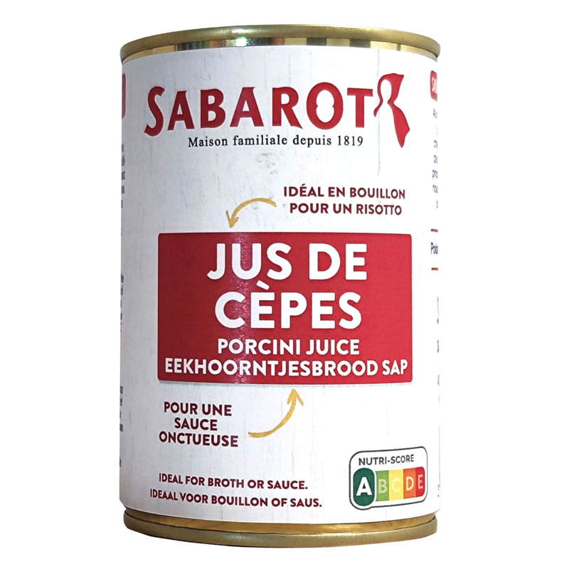 Porcini mushroom juice tin 1/2 375g