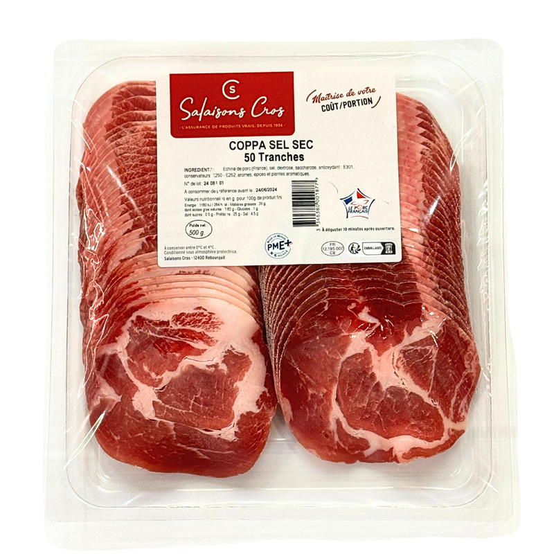 Coppa 50 slices LPF 500g