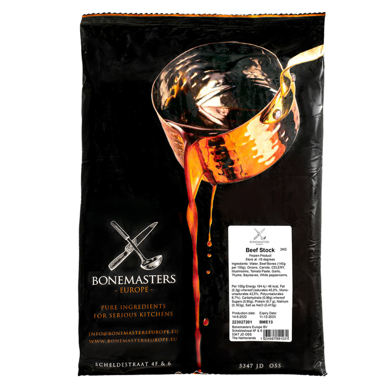 ❆ Beef stock 100% natural pouch 2kg