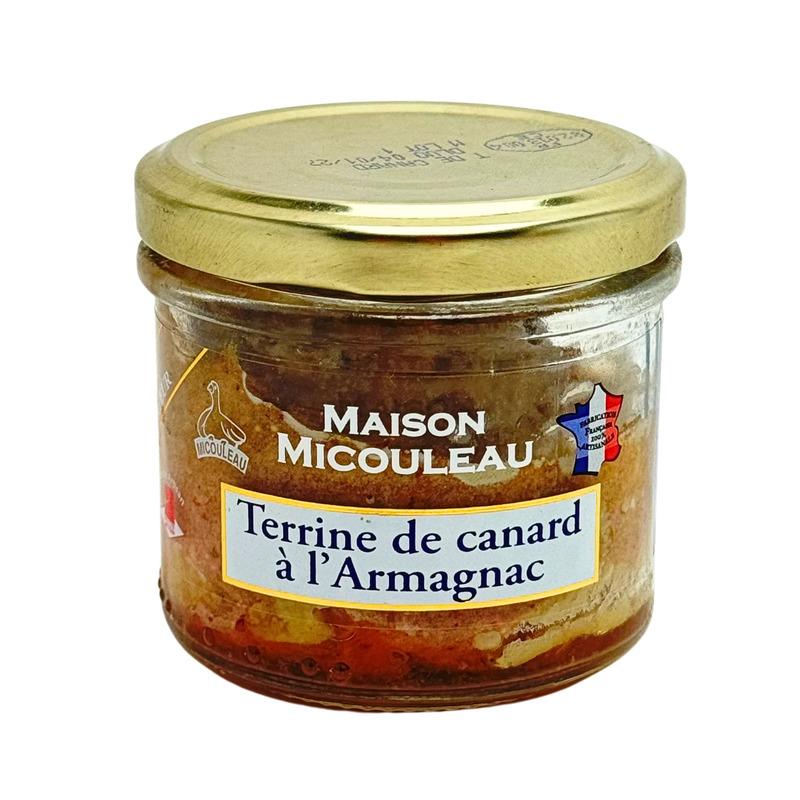 Terrine de canard à l'armagnac porc français bocal 90g