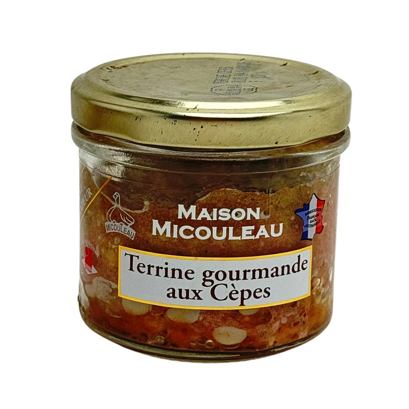 Terrine gourmande de porc français aux cèpes bocal 90g