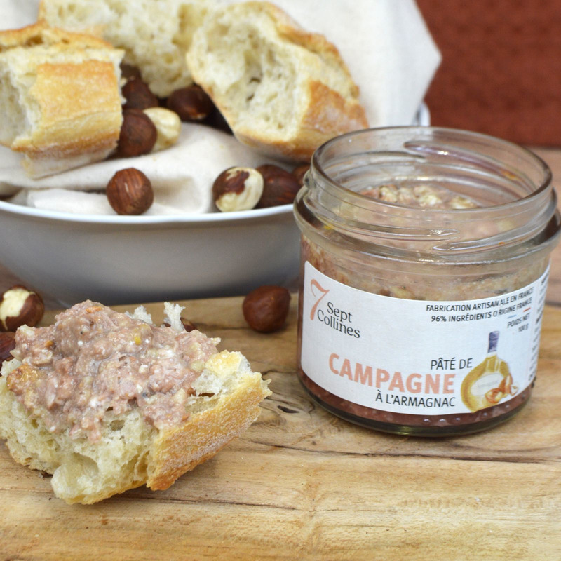 Country pâté with Armagnac jar 100g