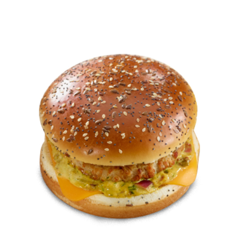 Burger bistro poulet français et curry 6x215g