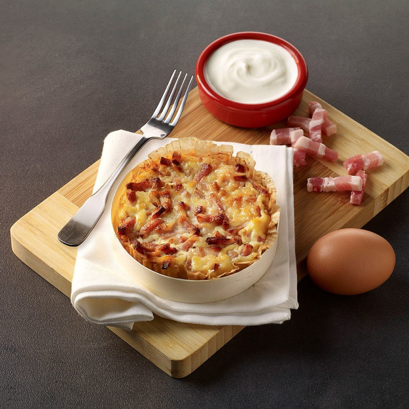 Coeur de quiche aux lardons boîte en bois 6x200g