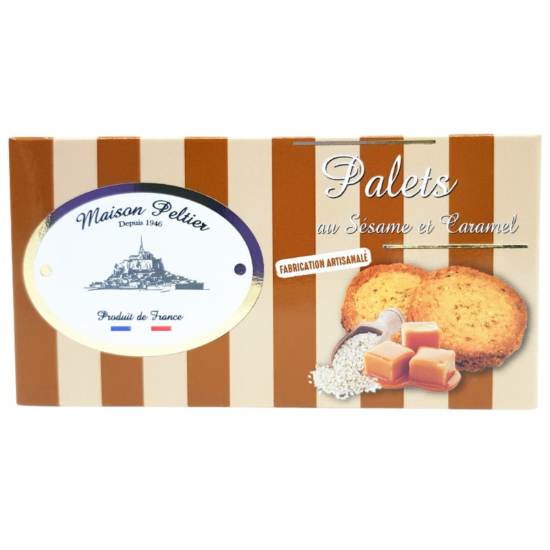 Sesame and salted butter caramel palet individual box 2x20g