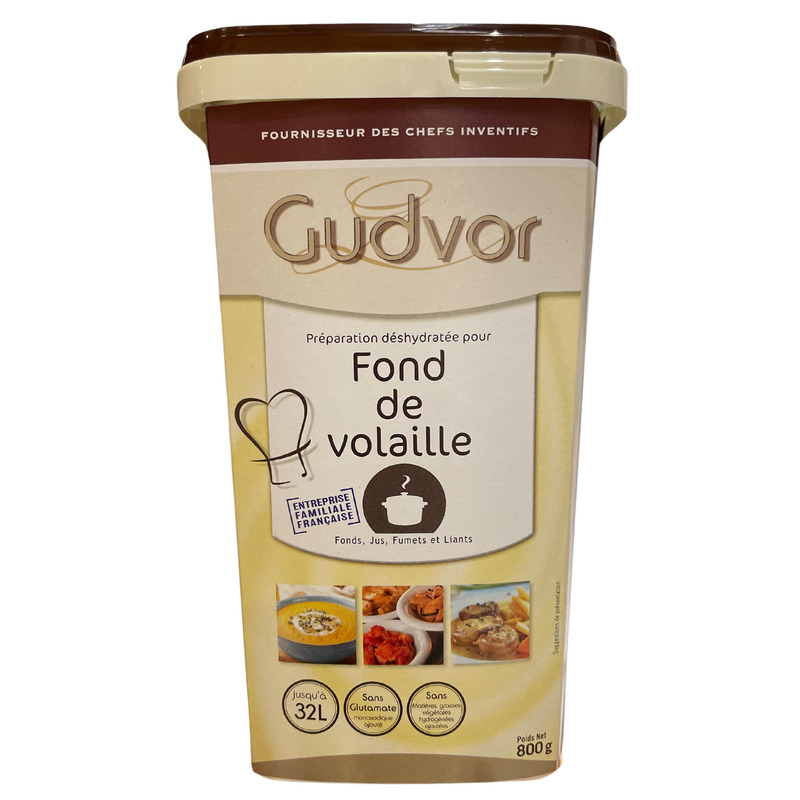 Fond de volaille déshydraté 20/32L 800g